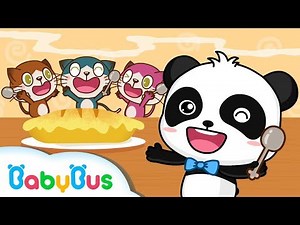 Three little kittens | Nursery Rhymes | Kids Song | BabyBus | Baby Panda & Friends
