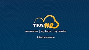 TFA Dostmann WLAN Wetterstation TFA.me ID-03, 35.8101, lokale Profi-Wettervorhersage durch wetter.com 4 Tage, mit Online Portal, Temperatur und Luftfeuchtigkeit innen, inkl Warnfunktion, silber