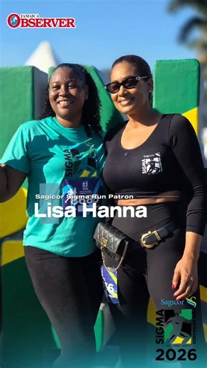 Jamaica Observer | Patron of the 2026 Sagicor Sigma Corporate Run, Lisa Hanna says her participation is no longer about race times, but about supporting a... | Instagram