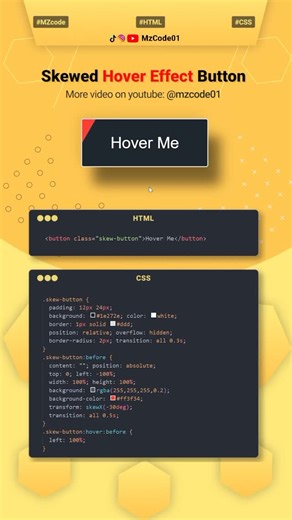 HTML | CSS | JavaScript on Instagram: "Check bellow for free source codes 👇 Subscribe to our youtube channel for the complete videos : mzcode01 All source codes are available on our website www.mzcode01.com Joint to Telegram channel for downloading source codes: t.me/mzcode01 ⚠️- Copyright Notice: All content videos created by MzCode (@mzcode01) are protected by copyright. Feel free to share for personal and educational purposes. Unauthorized reposting or publishing is prohibited without explic