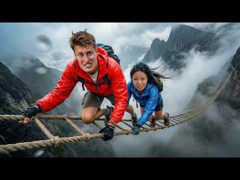 The Stairway of Death in China! The Most Terrifying Experience of Life!
