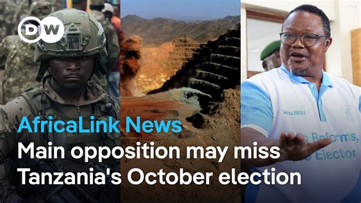 1.4K views · 40 reactions | Here are today’s top headlines: -Tanzania's opposition uncertain over competing in October elections -In Sudan, at least 11 miners die after gold mine collapses -Highlights from US-brokered deal between Rwanda and DRC #DWafricaSocialMedia #tanzania #sudan #DRCongo #Rwanda #news | DW Africa | Facebook