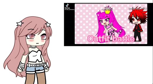 Outfit Battle Challenge in Gacha Life