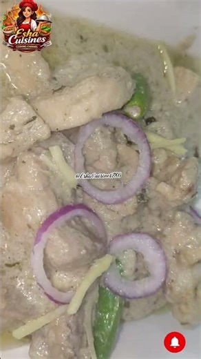 Creamy White Chicken Karahi 🤍 So Delicious You’ll Want It Every Day! 🤤 #Shorts