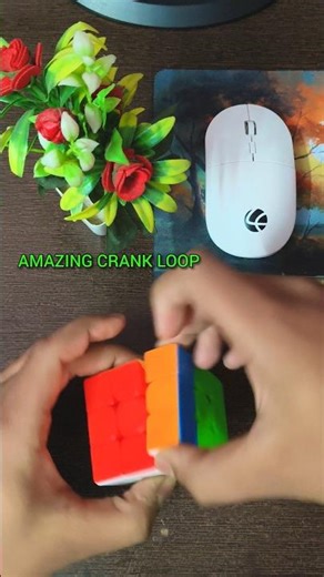 Amazing Crank Loop | 3x3 cube Tricks ✅ | #shorts #viral #rubikscube #cube #tricks #puzzle