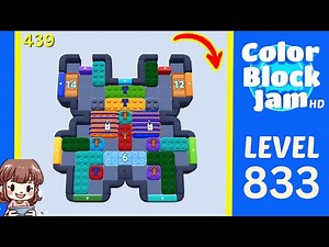 Color Block Jam Level 439 (833) Solution Walkthrough