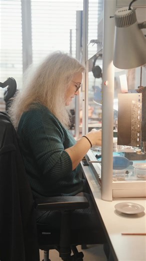 10K views · 212 reactions | Capsule Production – Part 2  Now the capsule starts taking shape! Each component — from ceramic rings to printed electrodes — is placed by hand. Large or small diaphragm, it’s all about precision, balance, and that signature #AustrianAudio sound.  Up next: full #OC18 assembly — stay tuned! #BehindTheScenes #MicCapsule #MadeInVienna | Austrian Audio | Facebook