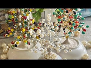 Complete tutorial of making a pearl tree.