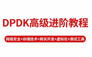 【附源码】全网最新DPDK高级进阶教程 || 学完即可就业，拿走不谢！！！涉及（协议栈+TCP+VPP+虚拟化+云原生+网关开发+存储框架等）知识技能讲解~