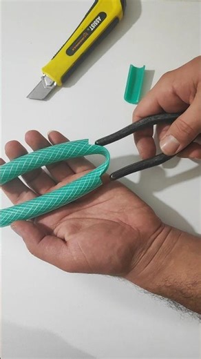 wow!How to easily make spring-loaded handles on pliers? #tip #
