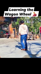 144K views · 1.6K reactions | Learning the wagon wheel line dance. At least I remember the name of this dance  藍 We had so many dances to learn to with so little time to practice. Hubby is busy with yardwork. #keepondancing #linedance #wagonwheel #goodvibes | Brian and Marissa | Facebook