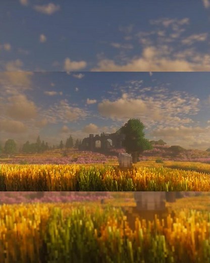 Best Minecraft Java Shaders 1.21 || Minecraft With Ambience #shorts #minecraft