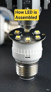 How an LED Bulb is Made! #shorts #satisfying