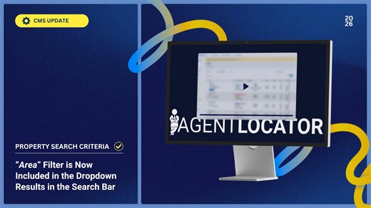 Area Filter is Now Included in the Dropdown Results in the Search Bar