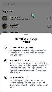 How To Set Up Your Instagram Close Friends List #instagramaccount #instagramsettings #how