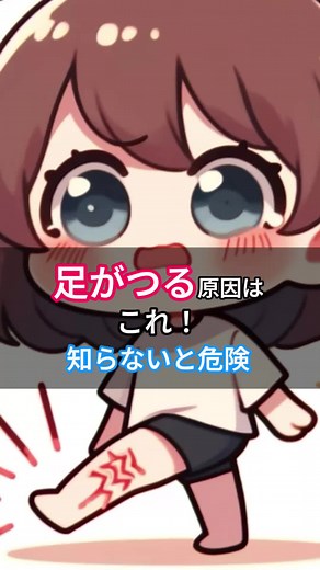 足がつる原因と対処法