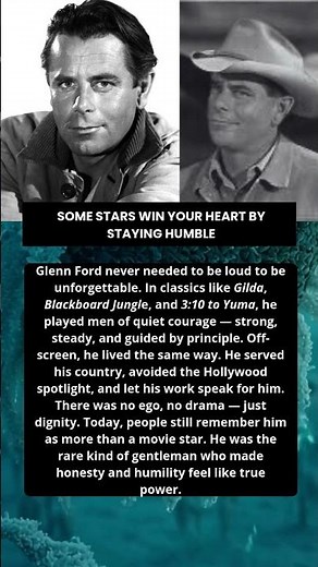 Glenn Ford : A True Gentleman of the Big Screen