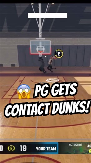 😳 6’6 PLAYMAKER GETS CONTACT DUNKS!! #motionbasketball #2k #robasketball #highschoolhoops