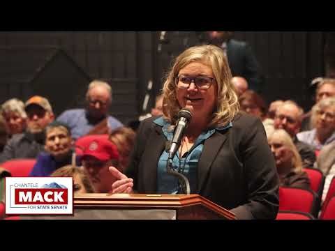Chantele Mack speaks at the Berkeley County Commission Data Center Town Hall, March 20th, 2026