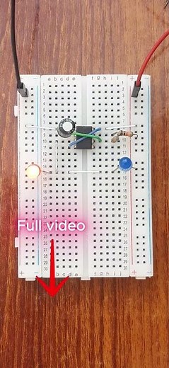 Police Light Effect Using 555 Timer #Shorts #555timer