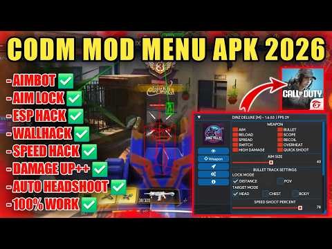 APK CODM MOD MENU TERBARU 2026 ANTI BANNED – CHEAT CODM GARENA WALLHACK AIMBOT AIM LOCK GRATIS
