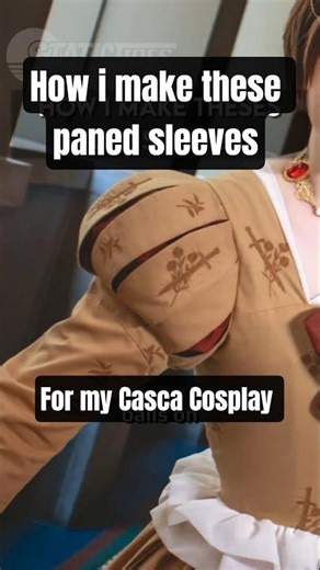 How to make puffy sleeves #cosplay #sewing