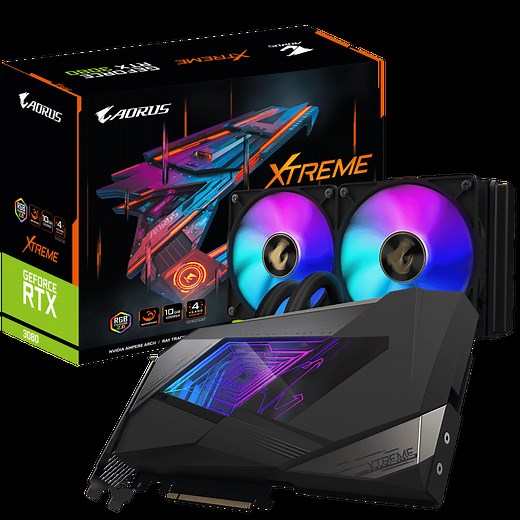 AORUS GeForce RTX™ 3080 XTREME WATERFORCE 10G (Rev. 1.0) - GIGABYTE Global