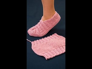 Easy Knitted Slippers Step by Step tutorial Miarti🧶