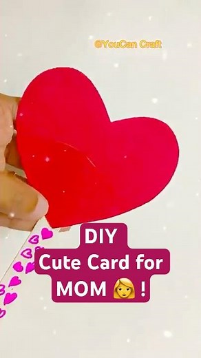 ❤️DIY Peek-a-Boo Heart Card for Mother’s Day | Easy Craft for Kids