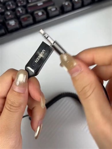 🚗🔌📱Use this adapter to turn your aux into bluetooth!