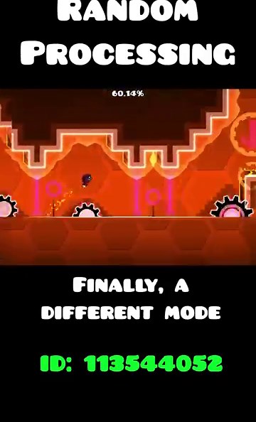 Random Processing in Geometry Dash 2.2 #banaraslitfest #geometrydash #shorts