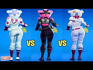 Fortnite Cuddle Team Specialist vs Bundles Skin Party Hips Emote Battle 1 Hour Version! Thicc 🍑😜 4K