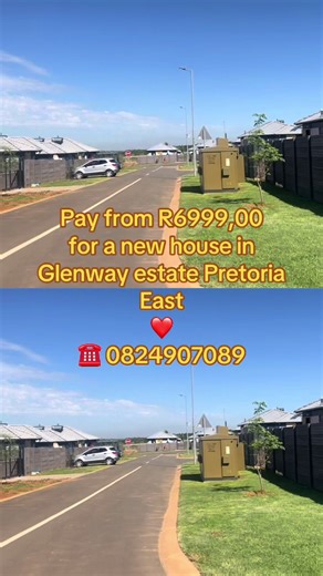 Book your viewing today!* Roger Call / WhatsApp: 0824907089 🏡Did you know you can 🏡 become an owner of a brand new 4-Bedroom House in Diamond 💎 City Estate and pay as little as R6999,00 per month at Glenway Estate – Pretoria East! 💎 ✅ Gross income from R17,000 qualifies for a 100% home loan. 😁Yes, You qualify for a brand-new 2 bedroom 2 BackROOM home! ✅ First-time buyer? You qualify for a FLISP subsidy for free!!! ✅ Bonus: Includes 2 backrooms generating up to R5,000/month rental income – W