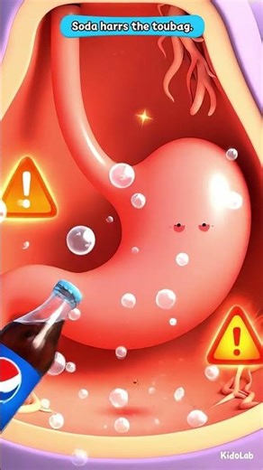 “What Happens When Kids Drink Pepsi? | KiddoLab Animation”---