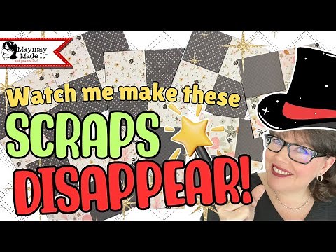 Got 2x2 Inch Scraps? Watch Me Make Them Disappear!