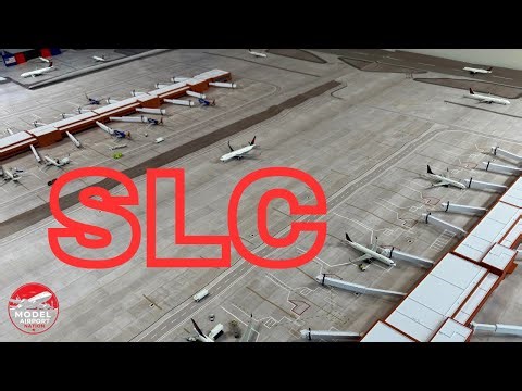 SALT LAKE CITY AIRPORT SLC 1:400 SCALE A + B 