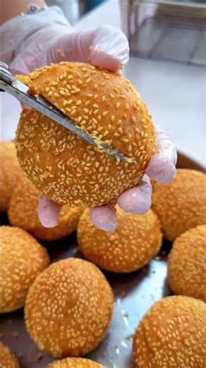 Hollow Sesame Ball # Sesame Ball # Sesame Dumpling # Sesame Ball