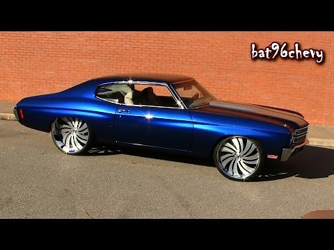 ULTIMATE AUDIO: PROCHARGED Blue 70 Chevelle SS on 26"/24" Forgiatos COMPLETED - 1080p HD