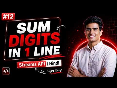 Java Stream API | Sum of Digits | CSwithVK