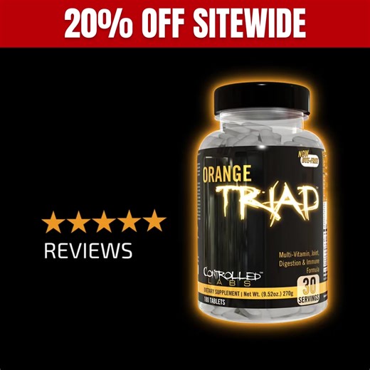💥 𝟐𝟎% 𝐎𝐅𝐅 𝐒𝐈𝐓𝐄𝐖𝐈𝐃𝐄 𝐅𝐎𝐑 𝐀 𝐋𝐈𝐌𝐈𝐓𝐄𝐃 𝐓𝐈𝐌𝐄 💥 Why settle for a basic multivitamin when you can get total body support? Controlled Labs formulas combine joint, digestive, and immune support in one clean, iron-free, additive-free solution. From Orange TRIad to Purple Wraath, every product is clinically formulated to work harder and last longer, giving you the energy, recovery, and focus to crush your day—without juggling multiple supplements. ✅ Over 15K verified 5-star revi