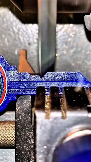 Precision Engineering: The Art of Key Cutting Made Easy #construction #machine