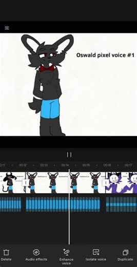 Pixel voices for my ocs! ( I made them myself ) #shorts