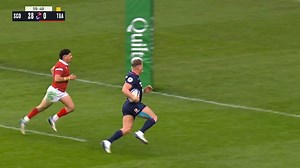 A record 35th try for Duhan van der Merwe with Scotland 🏴󠁧󠁢󠁳󠁣󠁴󠁿 Watch every #QuilterNS match live on TNT Sports Rugby and discovery 📺 #QuilterNS #QCNS | Quilter Nations Series