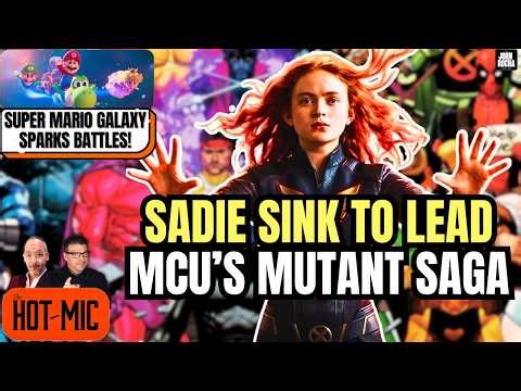 WHAT?! Sadie Sink To Lead MCU Mutant Saga, Super Mario Galaxy Sparks Online Battles | THE HOT MIC