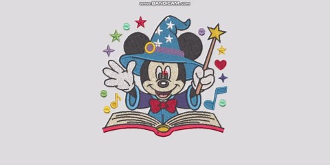 Wizard Mouse Embroidery Design, Magic Book Embroidery, Cute Wizard Animal Embroidery, Fantasy Character Embroidery, Magical Reading Design