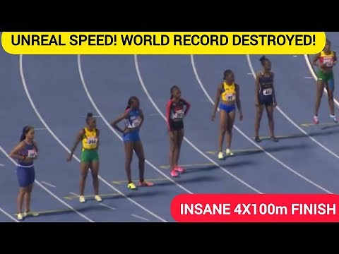 🔥 “4×100m CHAOS! 😱Jamaica’s Queens Just Delivered a WORLD RECORD You Must See to Believe!”