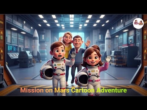 Mars for Kids 🔴 | Mission on Mars Cartoon Adventure