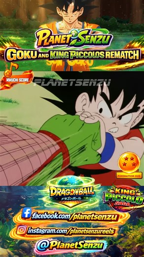 The Epic Rematch between Goku and King Piccolo starts now | PlanetSenzu
