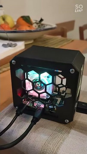 3d printed Raspberry pi 4 case