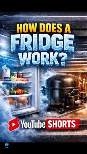 How Does A Fridge Work ? ❄️#shorts #facts #education